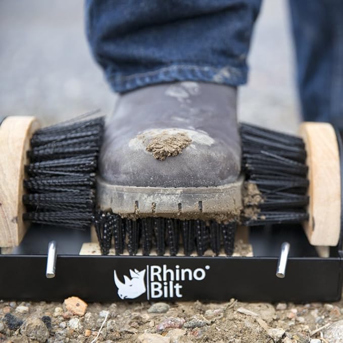 Boot Scraper, Deluxe Extra Wide for Commercial and Industrial Use - Outdoor Brush