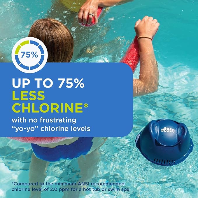 FROG @Ease Replacement SmartChlor Cartridge for use with Swim Spa FROG @Ease Floating System - Swim Spa Sanitizer System Supports Less Chlorine Use - 1 Pack
