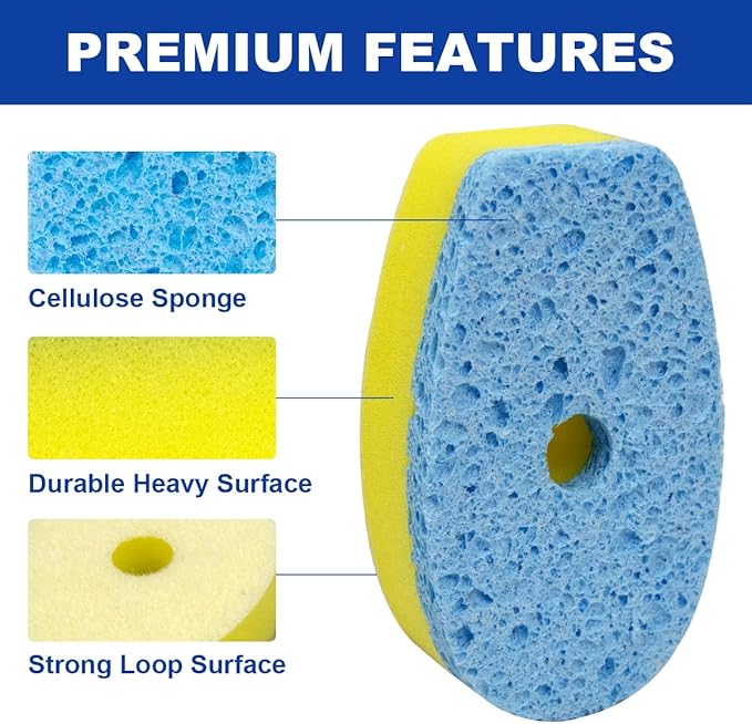 CELOX Dish Sponge with Handle, Soap Dispensing Dish Sponge