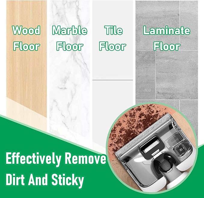 Floor ONE Stretch S6 Roller Brush Replacement and Vacuum Filter Kit Compatible with Tineco Stretch S6 /Switch S6 Cordless Wet Dry Vacuum Replacement Parts,2 Roller Brushes,2 Filters,1 Cleaner Brush