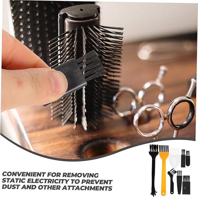 48-Piece Mini Cleaning Brush Set for Shaver and Clipper Small Gap Tool for Daily Use Compatible Electric Trimmers Razor Cleaners and Keyboard Cleaning