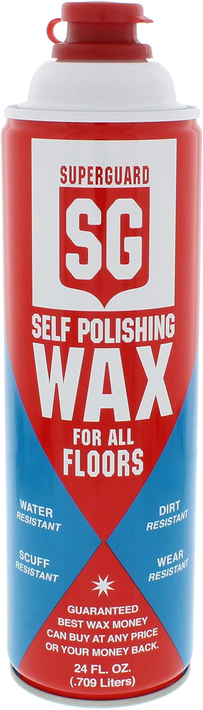 Safeguard 800 Industrial Strength Self Polishing Wax for All Floors, 24 Fluid Ounce