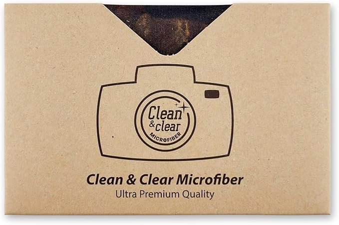 Large Microfiber Cleaning Cloths [5 Pack] – Classic Art “The Angelus” Design, Premium Lens Cleaning Cloth for Cameras, Glasses, Screens & Electronics