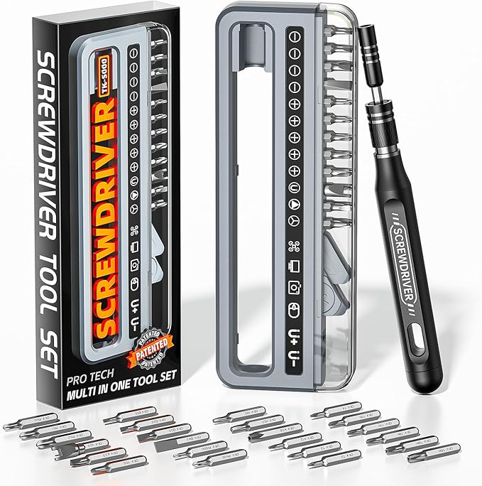 Electronics Precision Screwdriver Sets 32-Piece Magnetic Repair Tool Kit for iPhone, MacBook, Computer, Laptop, PC, Tablet, PS4, Xbox, Nintendo, Game Console