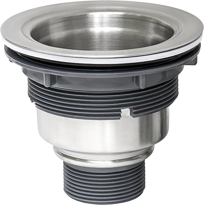 Ruvati Kitchen Sink Basket Strainer Drain Assembly - Stainless Steel - RVA1025