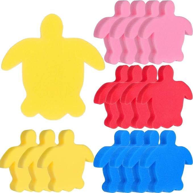 Boao 16 Pieces Oil Absorbing Sponge for Hot Tub Swimming Pool and Spa(Turtle,Multicolor)