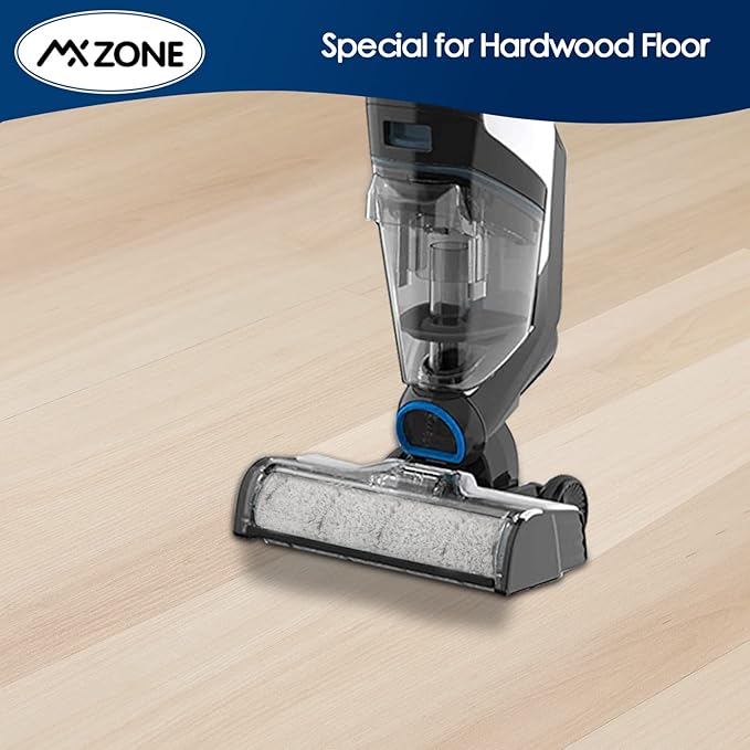 Replacement Wood Floor Brush Roller for Bissell CrossWave Cordless Max 2554 2590 2593 2596, for HydroSteam 35151 3513, Soft-touch Microfibers Washes Sealed Hardwood Floors While Picking Up Dry Debris