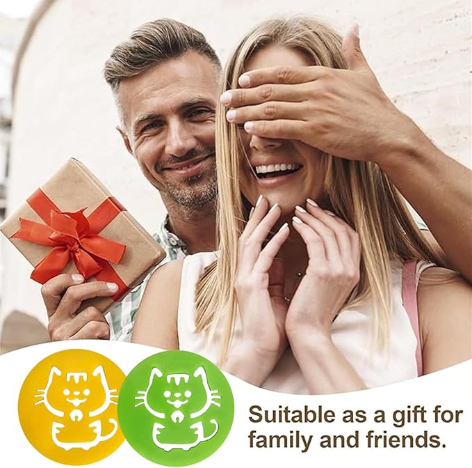 6 Pcs Silicone Pet Hair Catcher Reusable Cat Shape Silicone Pet Hair Remover for Laundry Accessories