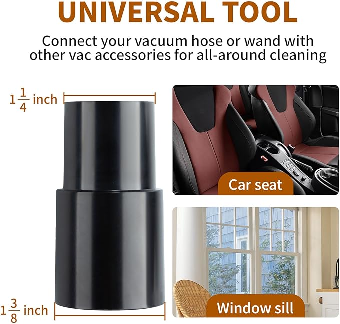 Universal Vacuum Floor Brush Attachments for Shark Vacuum Brush 12 inch - Vacuum Attachments and Brushes for Shark Rainbow Shop vac and Miele and Dyson Vacuum(12 Inch with Wheels,360°)