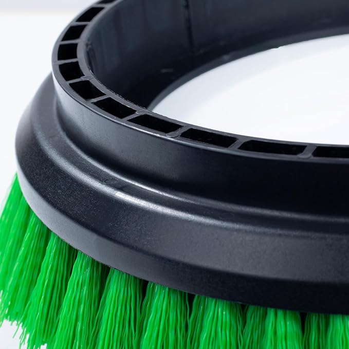Commercial Scrub Brush for Orbital Floor Scrubber, Compatible with Oreck Orbiter XL ORB550MC, Bissell BGEM9000, 12" Diameter, Light-Duty Brush, Green
