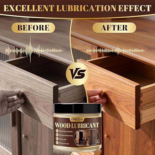 Beeswax Furniture Polish, Wood Wax, Beeswax for Wood, Reduces Noise, Suitable for The Maintenance and Care of Household Wooden Furniture Such as Tables, Chairs, and Floors, 7.05 Oz