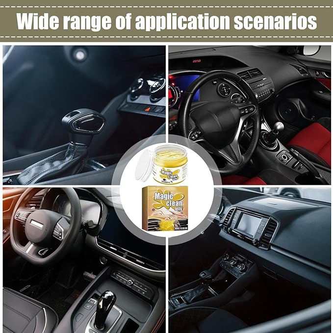 Car Dust Cleaner Gel - Car Cleaning Putty, Car Interior Cleaner | Car Accessories Keyboard Cleaner, Car Cleaning Gel Detailing Kit, Car Putty Auto Tools Accessories for Home Keyboards, Car Interiors