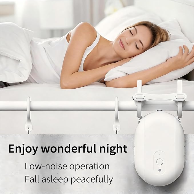 Smart Automatic Curtain Opener and Closer, Bluetooth Curtain Robot with App, Voice, Remote Control for U/T Rails Compatible with Alexa, Google Home, Tuya, Smart Life APP