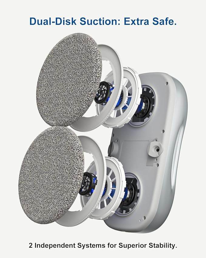 S9PRO Window Cleaning Robot,Window Cleaner Robot with Portable Station Suitable for Stubborn Stains Intelligent Path Planning Automatic Dual Water Spray Edge Detection