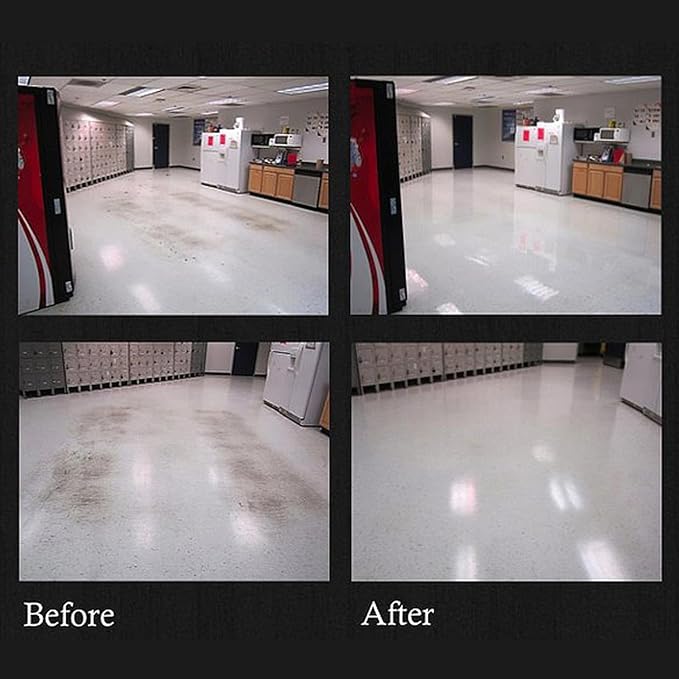 Quality Chemical Pro Shine High Solids Commercial Wet-Look Floor Finish Wax - High Shine Floor Cleaner, Future Floor Wax - Floor Wax for VCT Tile Floors, Polish & Restorer - 128 oz (Pack of 2)