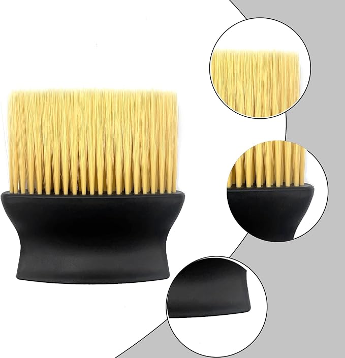 Ajxn Auto Interior Dust Brush, Car Cleaning Brushes Duster, Soft Bristles Detailing Brush Dusting Tool for Automotive Dashboard, Air Conditioner Vents, Leather, Computer,Scratch Free (Yellow)