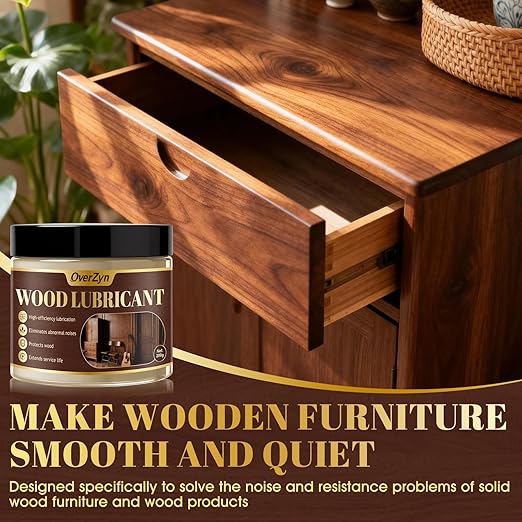 Beeswax Furniture Polish, Wood Wax, Beeswax for Wood, Reduces Noise, Suitable for The Maintenance and Care of Household Wooden Furniture Such as Tables, Chairs, and Floors, 7.05 Oz