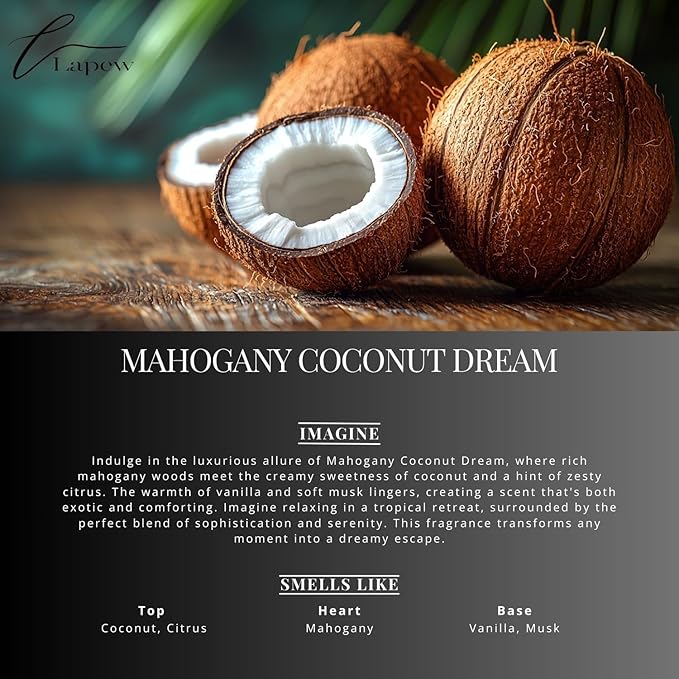 Mahogany Coconut Dream Scented Mop Soap Concentrate 36 oz | Premium Fragranced Floor Cleaner | Streak-Free | Hard Floor Cleaning Solution | Eco Friendly | Made in USA