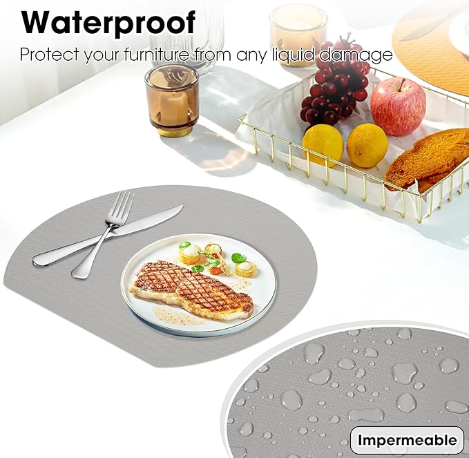 Drawer and Shelf Liner, Non-Slip Kitchen Cabinet Liners Non-Adhesive Thick Strong Grip Waterproof Washable Mats Protect Dresser Shelves Cupboard Bathroom Cabinets, Light Gray, 18 in X 20 FT