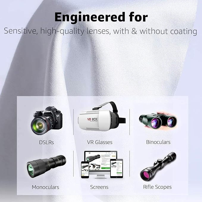 Python Premium OLED Microfiber Cloth 12x16in - Scratch-Free Optical Lens & Glasses Cleaner, Screen Cleaning for Computers, TVs, Apple Devices, Zeiss Lenses, Luxury Watches & Expensive Optics