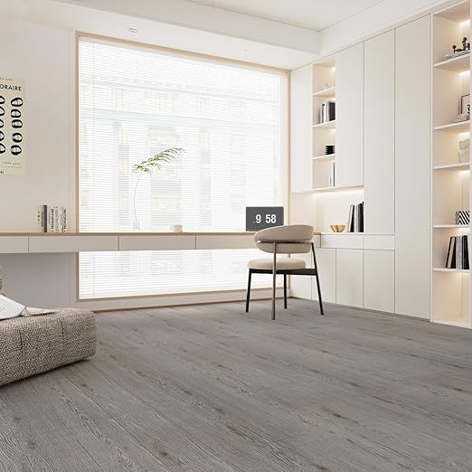 3D Peel and Stick Vinyl Floor Tile Roll Wood Plank Sticker 15.75"x 79"/8.6 Sq.Ft, for Home Apartment Room Self Adhesive Easy DIY Removable Waterproof Thicken Floor Covering Dark Wood
