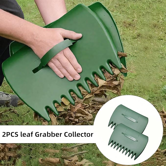 Adjustable Metal Leaf Set 65" Adjustable Handle Rake Set,32-63" Handle, 8-23" Wide with 72-Gallon Leaf Scoops&Bag-Heavy Duty Garden Rake for Lawns, Shrubs, Grass, Flower Beds & Outdoor Use