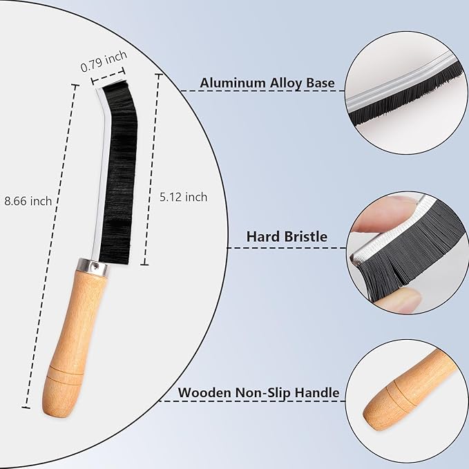4Pcs Hard Bristle Crevice Cleaning Brush,2023 New Multifunctional Crevice Gaps Cleaning Brush, Bathroom Crevice Gapss Cleaning Brush,Crevice Cleaning Tool for Window Rails, Bathroom