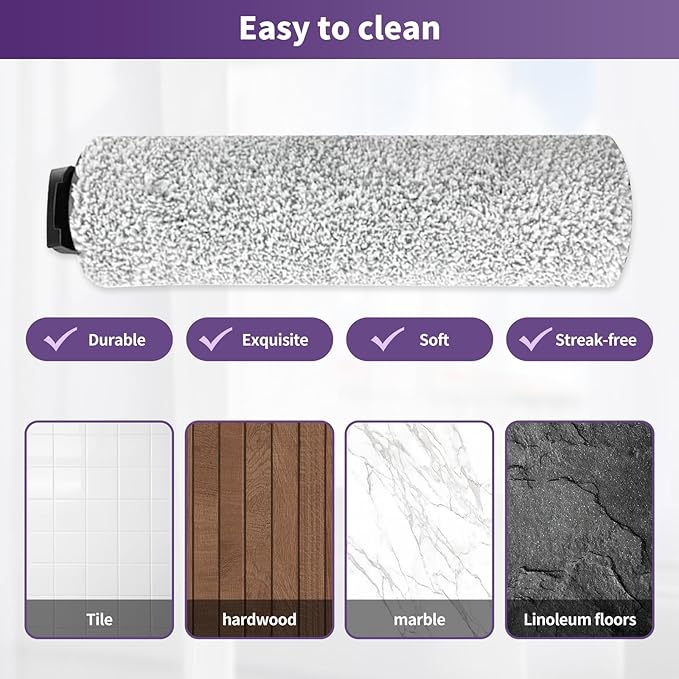 iFloor 3 Replacement Brush Rollers and Filters Kit for Tineco iFloor 3/iFloor One S3 Cordless Wet Dry Vacuum Cleaner,Accessories inclue 3 HEPA Filters & 3 Brush Rollers