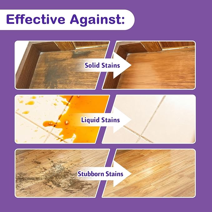 2 Pack Floor Cleaner Solution for Hardwood & Tile Floors, Compatible with Roborock, Eufy, Dreame, iRobot Roomba Robot Vaccum and Mop & Wet Dry Vacuum Cleaners, 1:100 Dilution Ratio (Lavender Breeze)