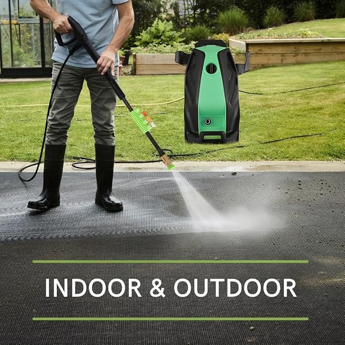 Pressure Washer, 5000 PSI 4.0 GPM Heavy Duty Power Washer with Foam Cannon, 4 Nozzle Tips,33FT Hose and Soap Bottle for Home/Cars/Driveways/Patios/Decks/Fences,Green