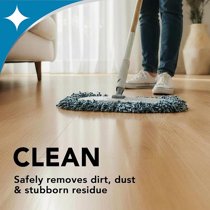 Weiman Hardwood Cleaner for Finished Hardwood Floors, Engineered Floors, Laminate - Streak-Free Results, EPA Safer Choice Certified, 32 oz