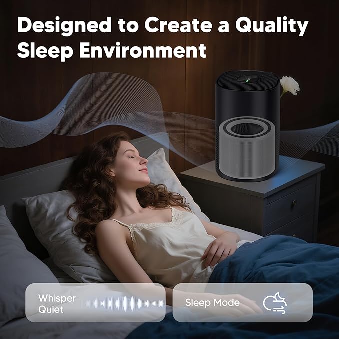 240 True HEPA Replacement Filter 14 Compatible with Puroair 240 Air Purifier, 3-in-1 High-Efficiency HP-14 True HEPA with Activated Carbon Filter, 4 Pack, White