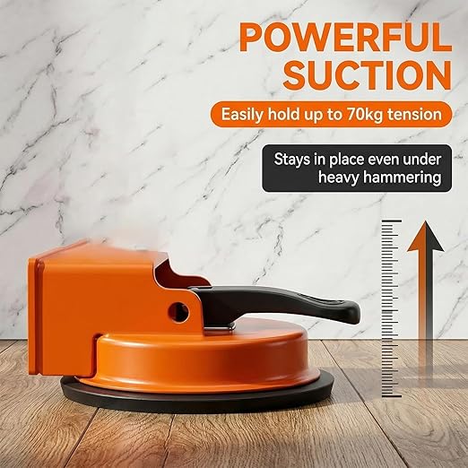 Floor Gap Fixer Tool, 2026 Upgrade Heavy Duty Floor Gap Fixer Tool, Carbon Steel Floors Suction Cup Tools with Rubber Pad for Laminate, Wood, Tile, Vinyl