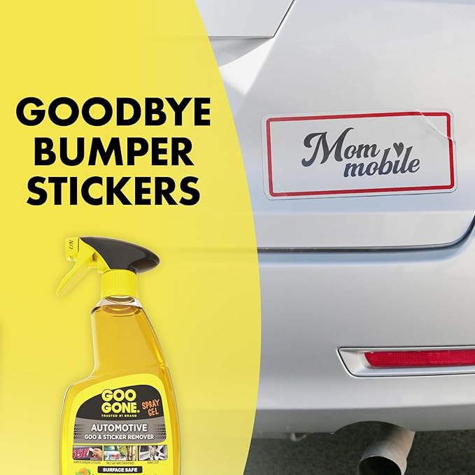 Goo Gone Automotive - Cleans Auto Interiors/ Bodies and Rims, Removes Bugs & Stickers - 12 Fl. Oz.