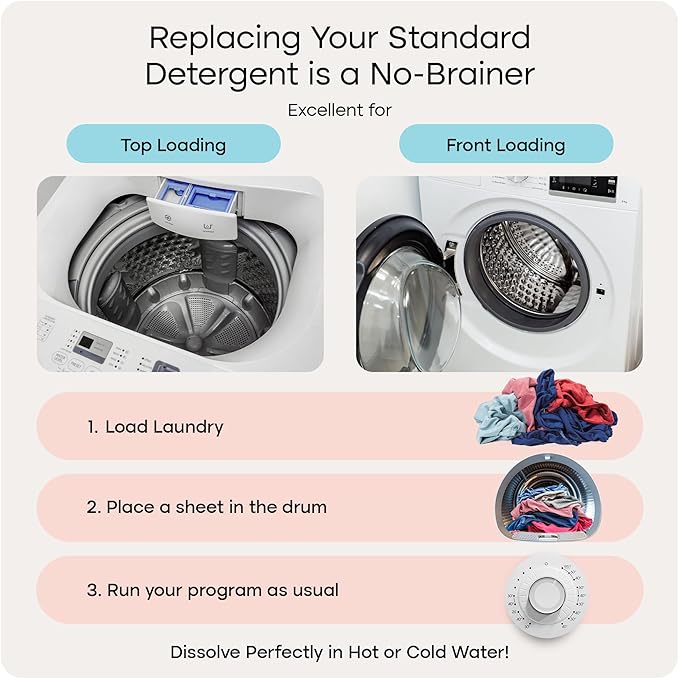 Uproot Clean Laundry Sheets Pro - 90 Pack - Fragrance-Free: Mineral-Powered Laundry Detergent Sheets Unscented - Eliminate Clinging Fur, Pet Odors, & Messy Residue - Up to 180 Loads