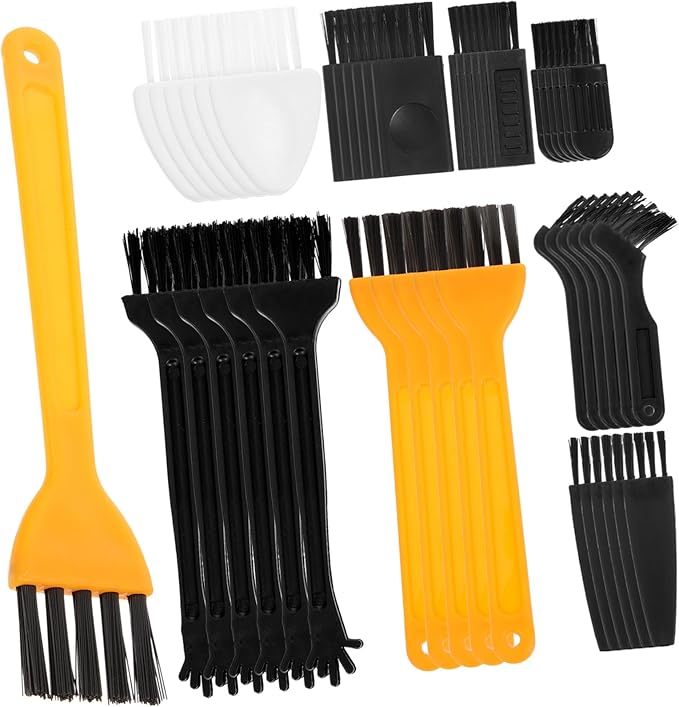 48-Piece Mini Cleaning Brush Set for Shaver and Clipper Small Gap Tool for Daily Use Compatible Electric Trimmers Razor Cleaners and Keyboard Cleaning