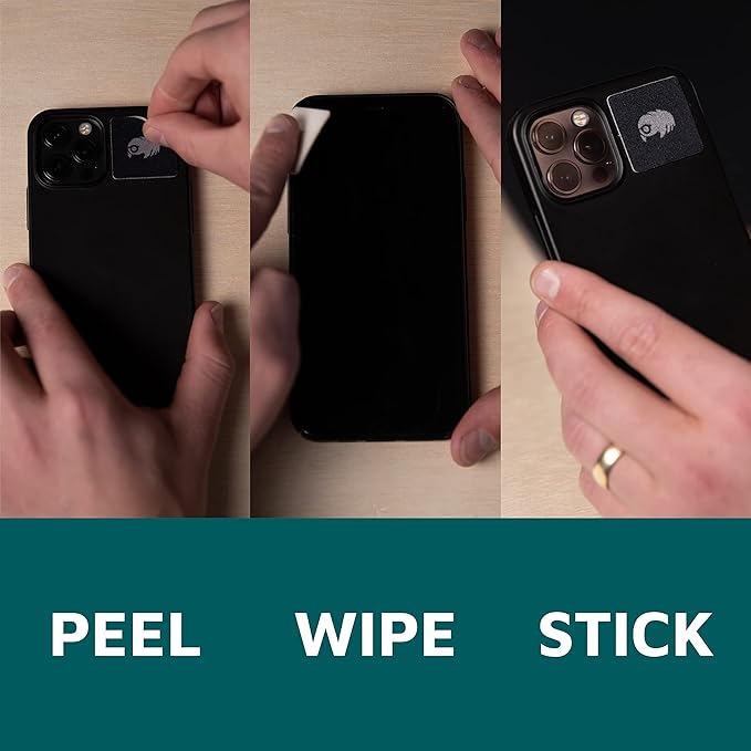 KUVRD Waterbear - Universal Screen Cleaners - Teeny Tiny Cleaning Tools for Your Lenses & Screens - Single Pad Set