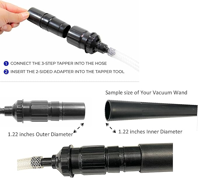 MaximalPower Mini/Micro Vacuum Cleaner Attachment Tool Kit 8 Pcs Set