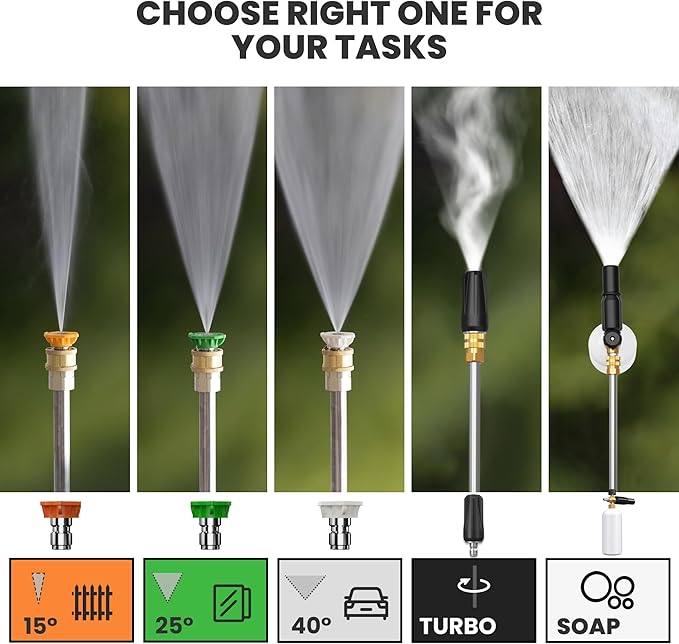 Giraffe Tools Crossfalls Retractable Pressure Washer Ultra - Mount Versatility (Wall Mounted, Trolley & Freestanding), Electric Power Washer with 1000H All-Copper Pump, Brushless Motor