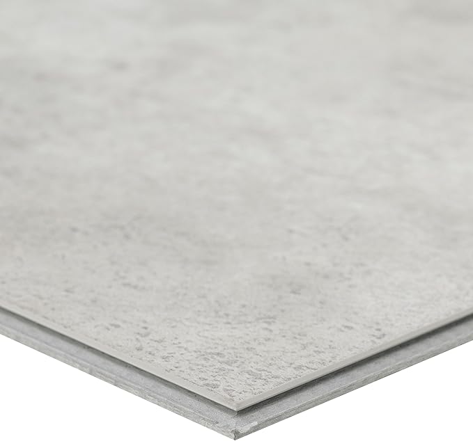 MSI Rivello 12 in. x 24 in. Luxury Vinyl Flooring, Rigid Core Planks, LVT Tile, Waterproof LVT, Wood Grain Finish, 12 MIL Wear Layer, 5 mm Thick, 19.37 sq. ft./Case, Mountains Gray
