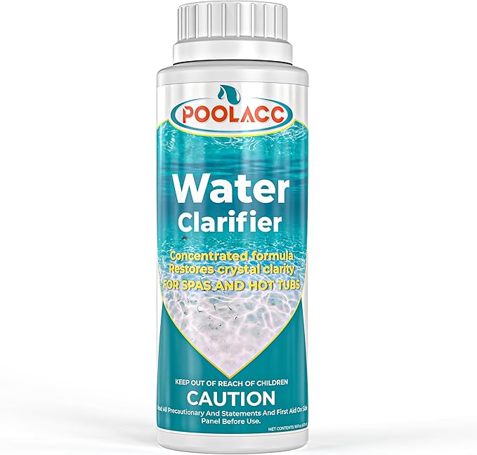 Spa Clarifier Hot Tub - Clears Cloudy Water, Improves Filter Efficiency, Keeps Your Spa Balanced - Highly Concentrated Spa Hot Tub Chemical Water Clarifier, Fit All Spas & Hot Tubs - 16 Oz