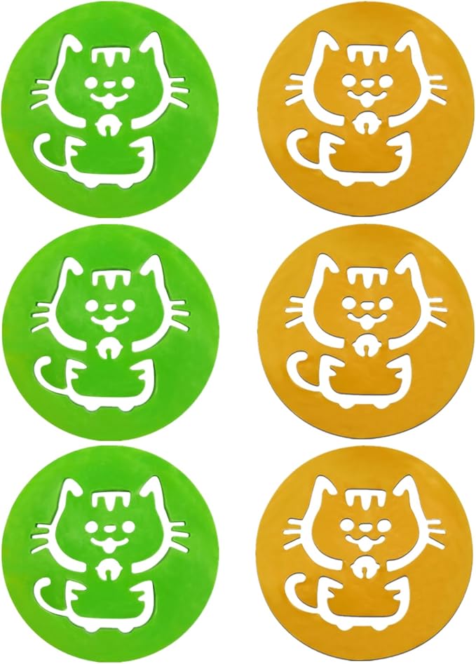 6 Pcs Silicone Pet Hair Catcher Reusable Cat Shape Silicone Pet Hair Remover for Laundry Accessories