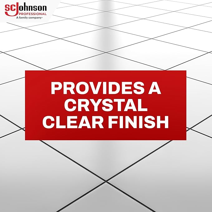 SC Johnson Professional Ready-To-Use Multi-Surface Floor Finish Plus Floor Sealer, 5 Gallon Bag-In-Box, for Professional Use Only