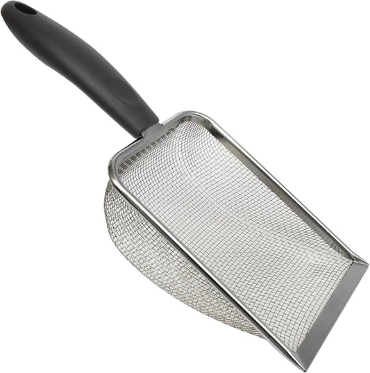 GKYZBB Cat Litter Scoop,Stainless Steel Metal Cat Litter Scoop,Easy to Clean,Suitable for Cleaning cat Litter,Beach Shovel