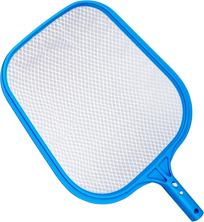 New Diamond Netting Fine Mesh Pool Skimmer Net for Hot Tub Spa Handy Leaf Skimmer for Pools Fit with Standard Size 1-1/4'' Pole