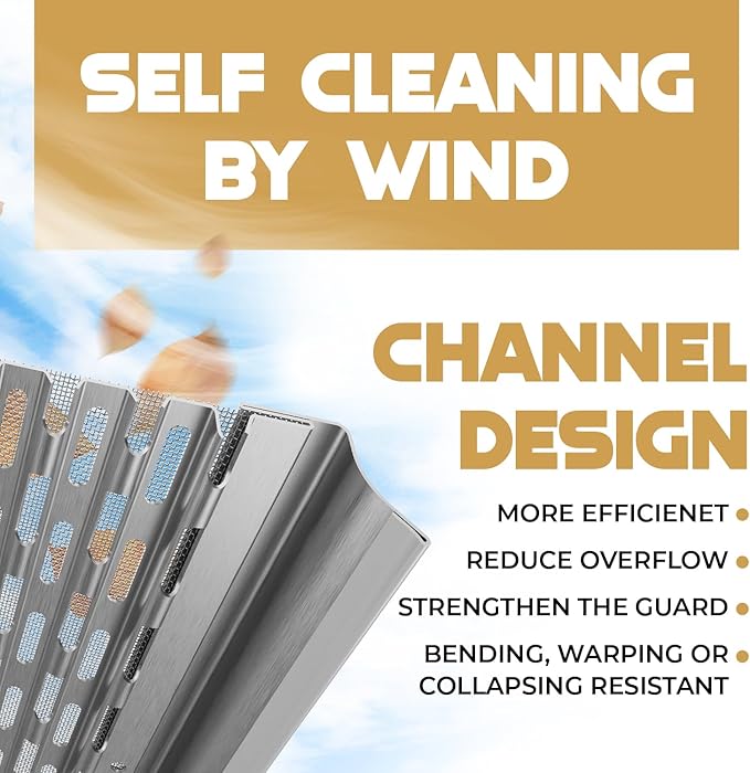 Micromesh 5 inch Gutter Guards Leaf Protection, 1 Feet Sample Pack Scotch Red, Stainless Steel Mesh, Aluminum Gutter Covers, Contractor Grade Gutter Guard from Manufacturer