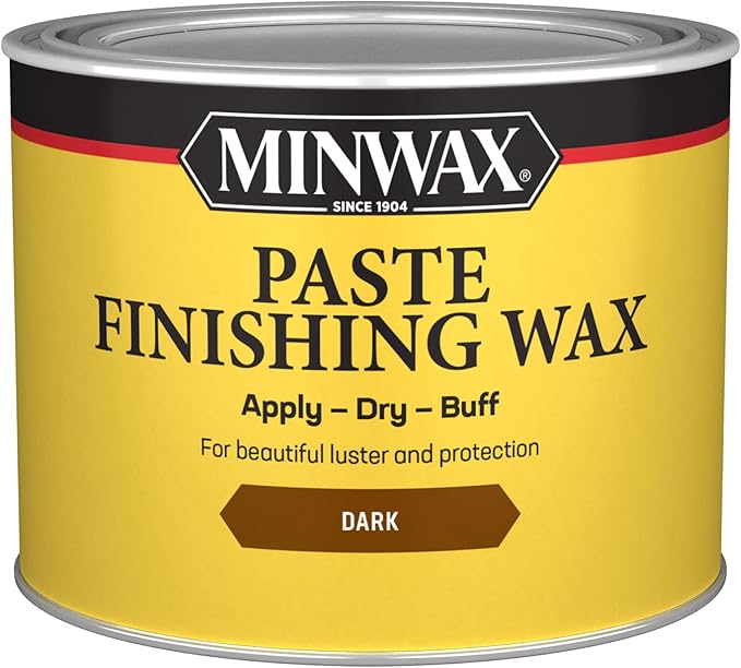 Minwax 786004444 Paste Finishing Wax, 1 Pound (Pack of 1), Dark, 16 Ounce