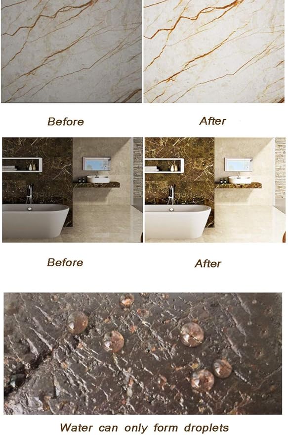 TooGet Stone Seasoning Beeswax Furniture Polish & Restoration Care Beeswax, Suit for Marble Furniture, Ceramic Tiles, Stone Floor, Walls, Polish Protection - 7OZ