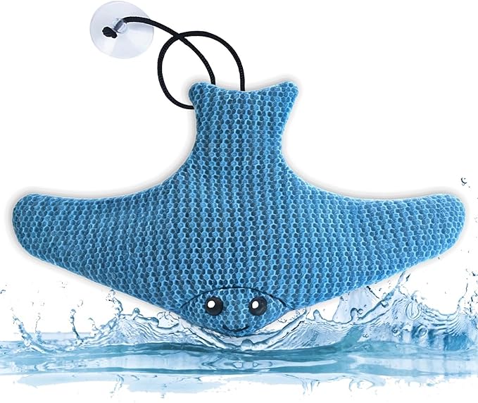 Hot Tub Descaler - Big Flying Fish Floating Hot Tub Sponge, Reusable Descaling Sponge, Keeps Water Clean, Spa and Pool Tub Descaling - Essential Hot Tub Accessories for Adults