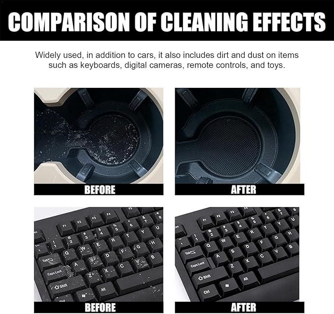 Car Crevice Cleaning Gel - Car Cleaning Putty for Interior, Dust Remover Gel | Gel for Air Vents, Automotive Dust Car Crevice Cleaner, Keyboard Cleaner for Laptops, Desks, Keyboards, Gear Levers